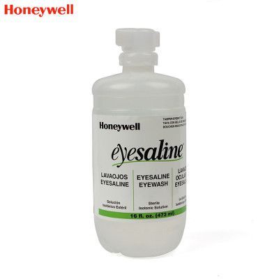 霍尼韦尔32-000454/455-0000 Eyesaline单瓶洗眼液16盎司/32盎司